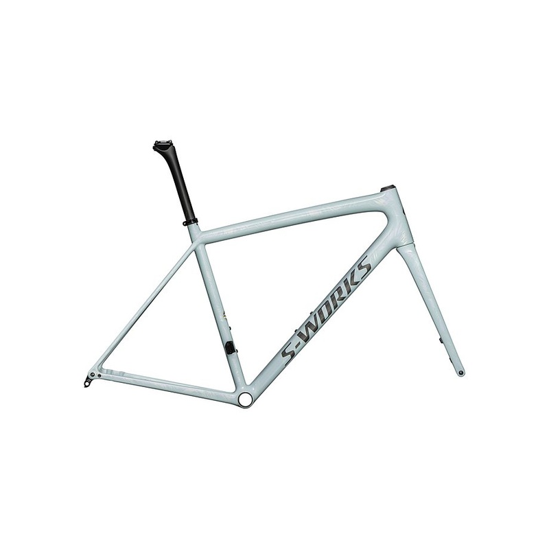 Specialized aethos S-Works frmset gloss sea foam / dry brushed violet + gold ghost pearl / smoke 54