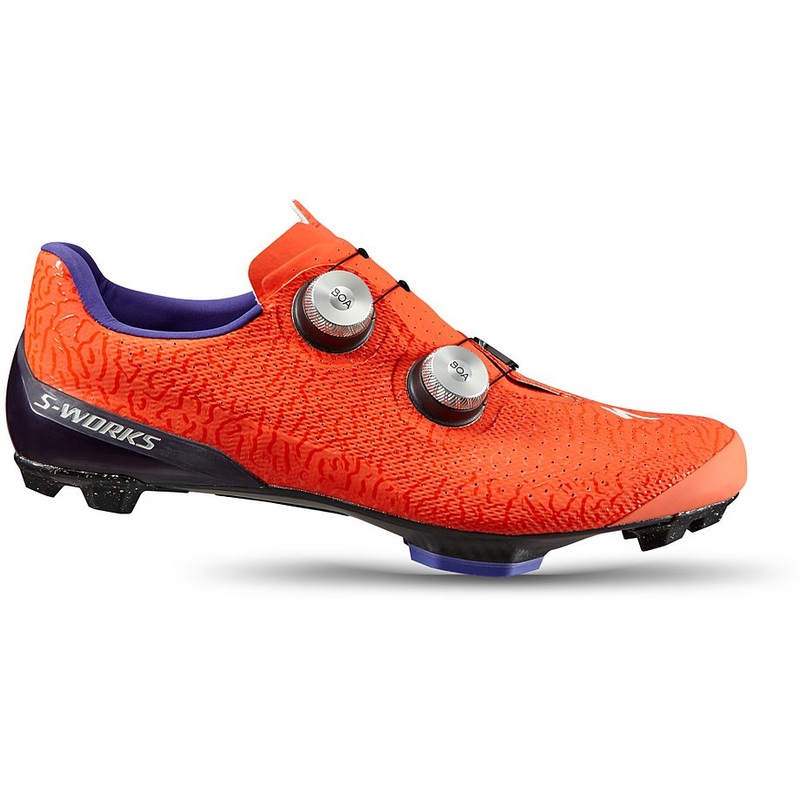 Specialized S-Works recon shoe cactus bloom/blaze/deep lake 42