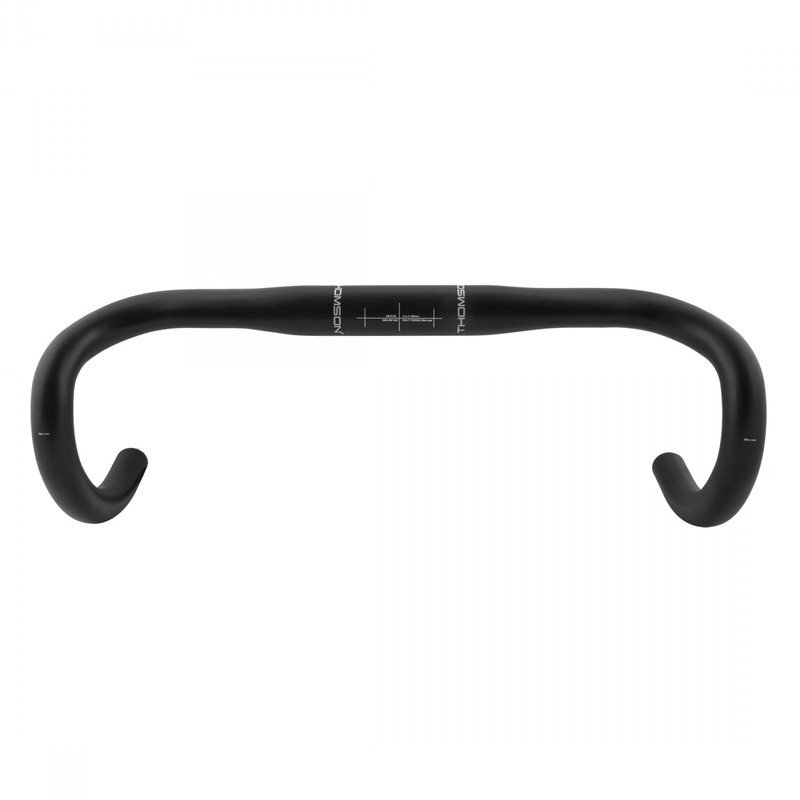 Thomson Aero Aluminum Road Bar Black 31.8mm 400mm AL7050Rise 89mmUpsweep 148mm