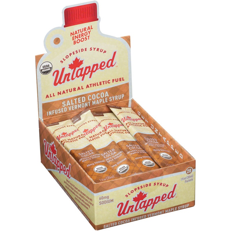 UnTapped Maple Syrup Energy Gel – Salted Cocoa, Box of 20
