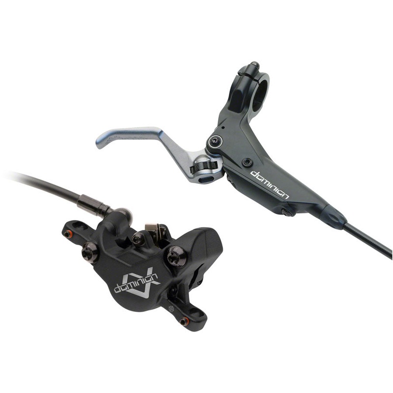Hayes Dominion A2 Disc Brake and Lever – Front, Hydraulic, Post Mount, Stealth Black/Gray