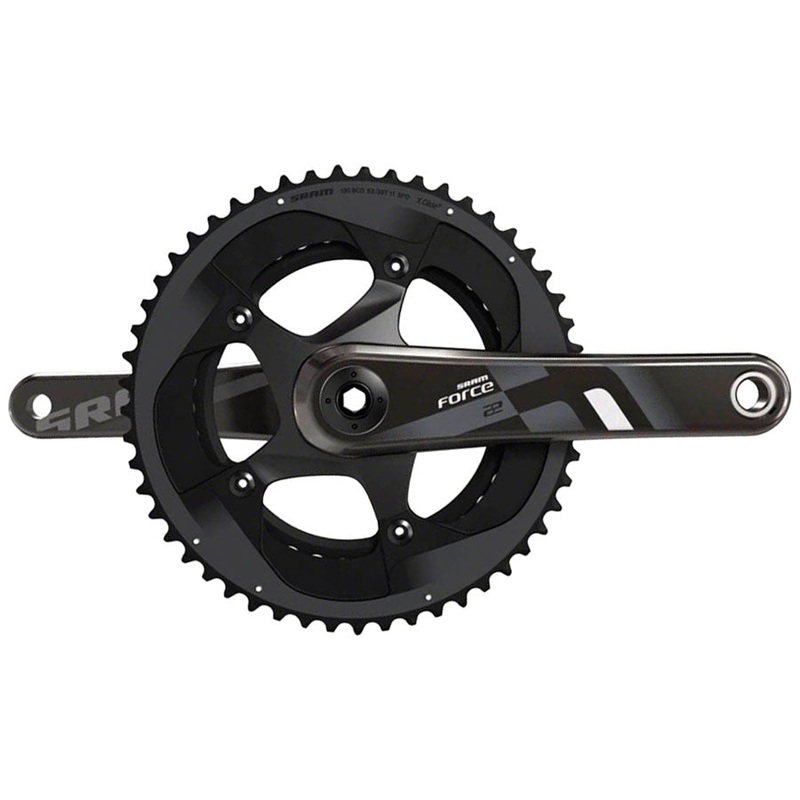 SRAM Force 22 Crankset – 165mm 11-Speed 50/34t 110 BCD GXP Spindle Interface BLK