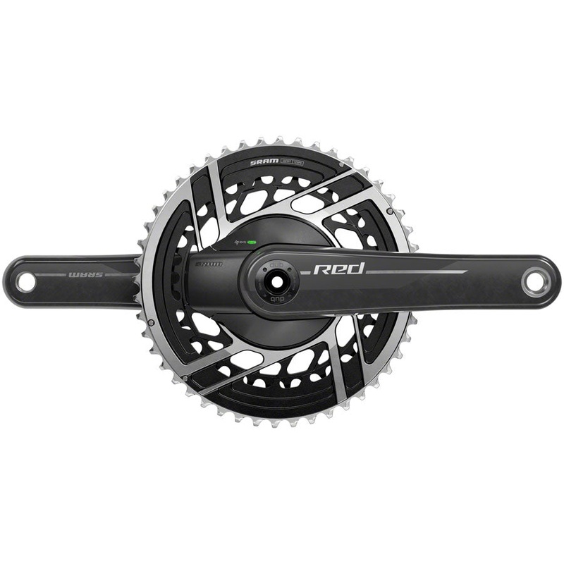 SRAM RED AXS Power Meter Crankset – 172.5mm 2x 12-Speed 48/35t 8-Bolt Direct Mount DUB Spindle Interface Natural Carbon E1