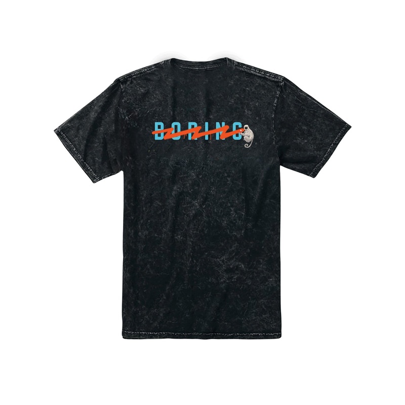 THE BORING TAGLINE – BLACK PRIMO GRAPHIC TEE