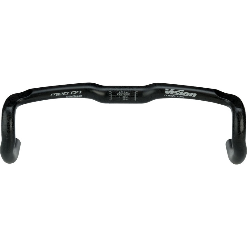 Vision Metron 4D Drop Handlebar – Carbon 31.8mm 40cm Black