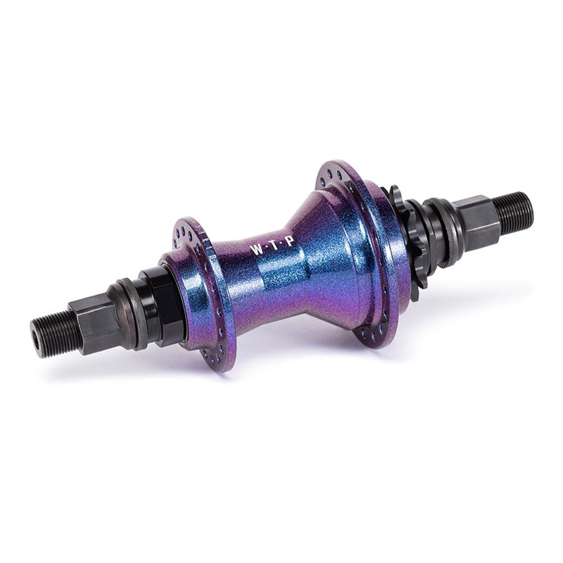 We The People Hybrid Rear Hub – Freecoaster/cassette, 14mm, 36H, 9T, Right Side Drive Galactic Purple