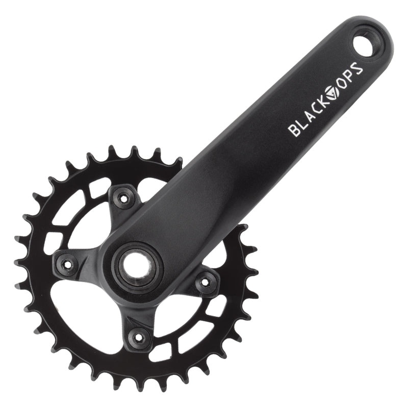 Alloy MTB 1x 175×32 24mm crankset black