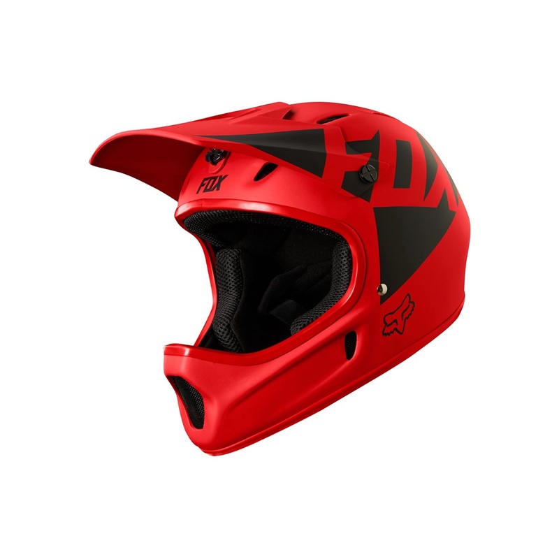 Fox Racing Rampage Landi Full Face Helmet – Bright Red