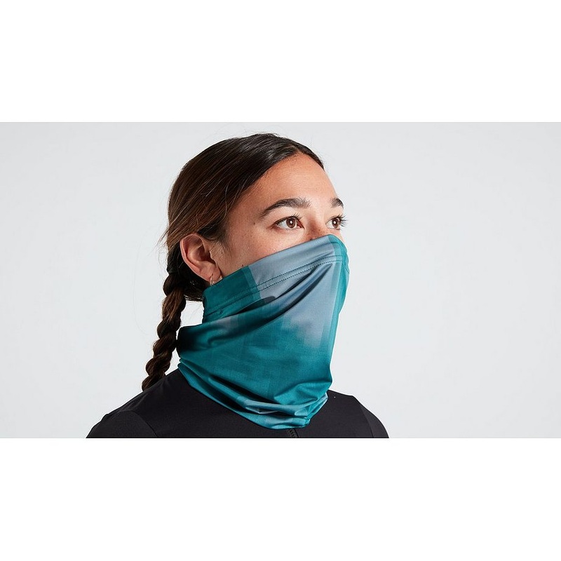 Specialized distortion neck gaiter tropical teal osfa
