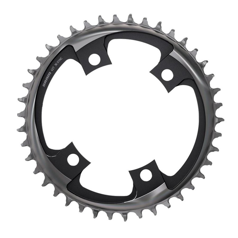 SRAM 40 Tooth 107mm BCD x 4-Bolt 1×12-Speed X-Sync Chainring Polar Gray