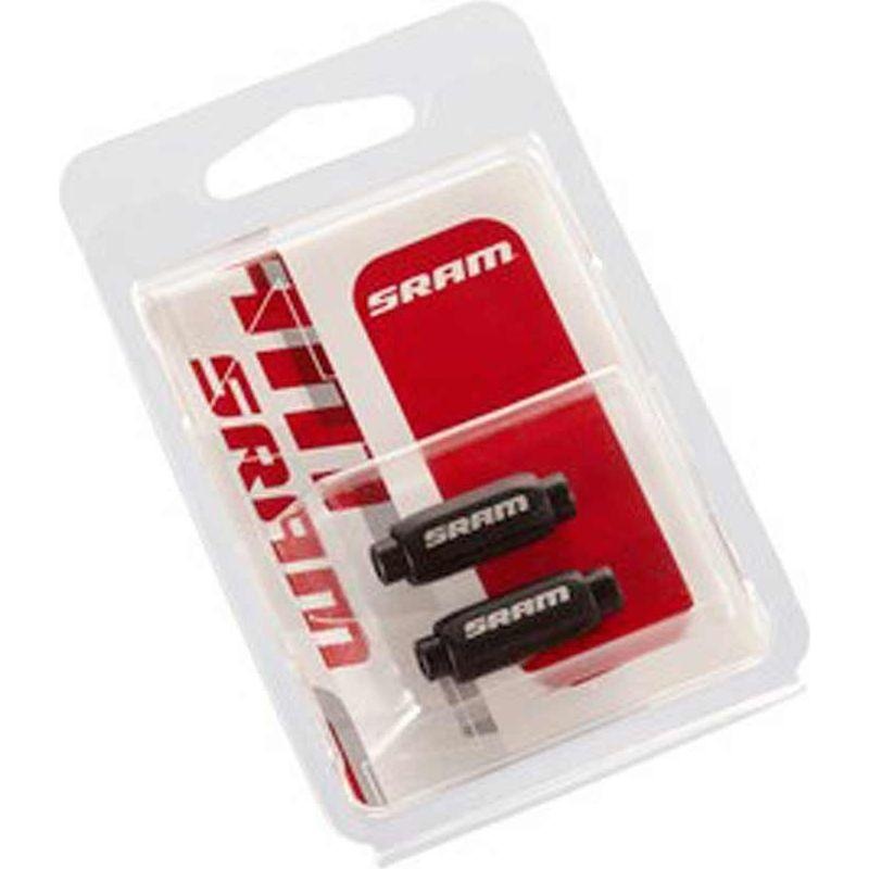 SRAM Compact 4.0mm Alloy Barrel Shift Cable Adjusters Black Pair