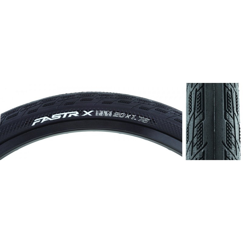 Tire Tioga Fastr X Black Lbl 20X1.75 Fold Black