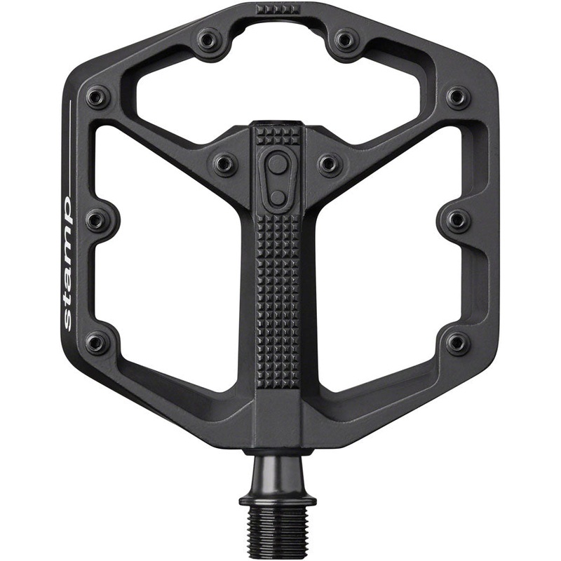 Crank Brothers Stamp 2 Platform Pedals 9/16″ Alloy Body Adjustable Pins Black SM