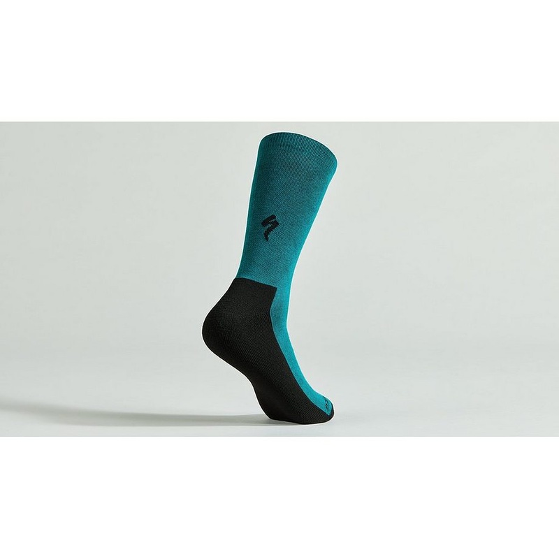 Specialized primaloft lightweight tall sock tropical teal xl