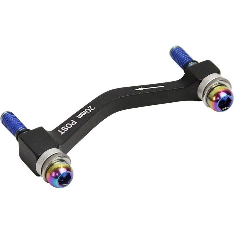 SRAM Post Bracket 20P Standard Mount – Includes Bracket and Stainless Steel Rainbow Bolts