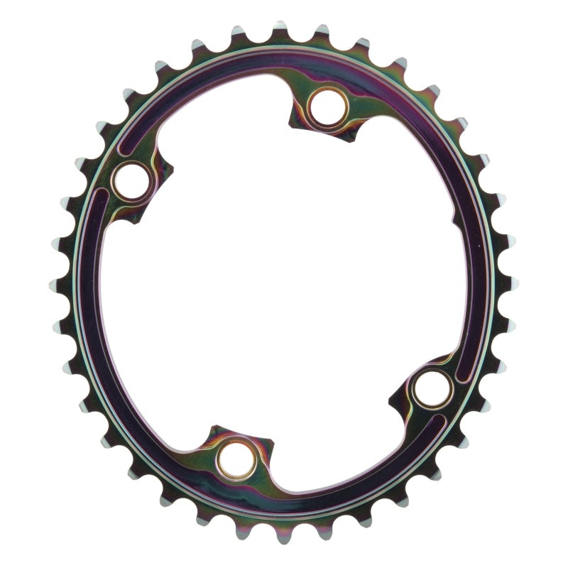 Absolute Black Premium Oval Road 36T Shimano 9100/8000 – PVD