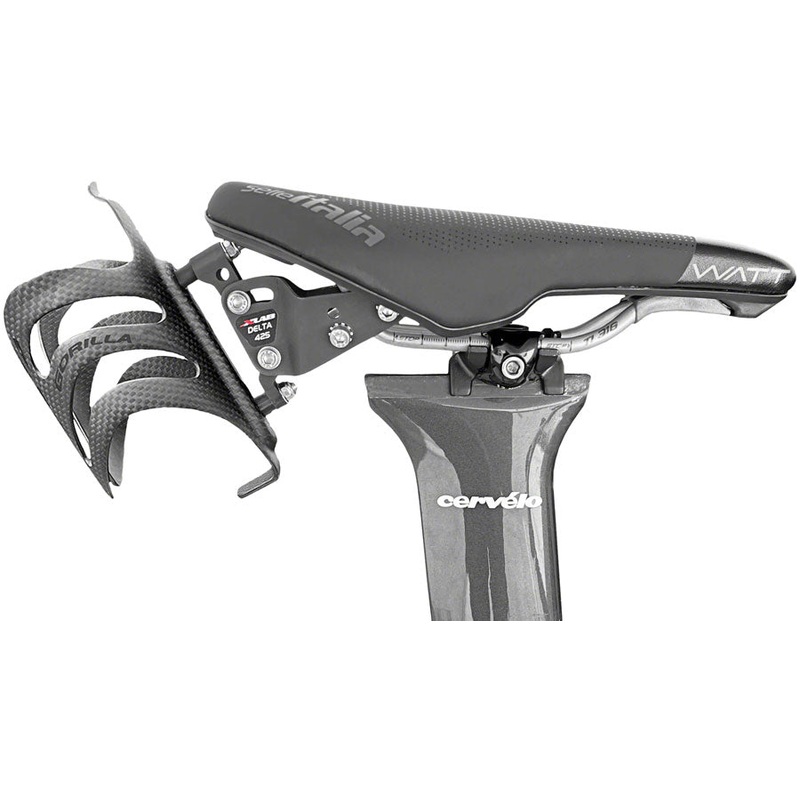 Delta 425 Saddle Mounted Water Bottle Carrier System – Matte Black