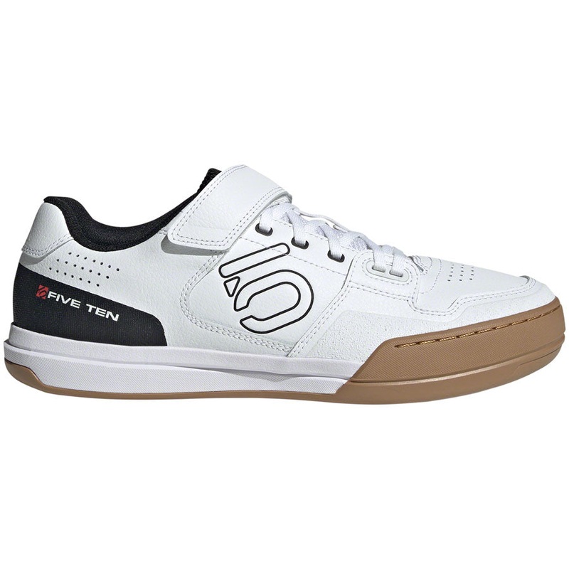 Five Ten Hellcat Mountain Clipless Shoes – Mens FTWR White/Core BLK/Red 10