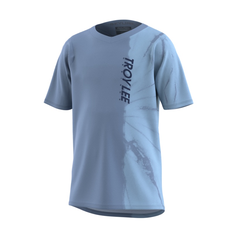 Troy Lee Designs Skyline Short Sleeve MTB Jersey – Half Dye – Youth – Windward – 2023