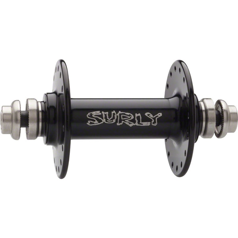Ultra New Non-Disc Front Hub – QR x 100mm Rim Brake Black 32h