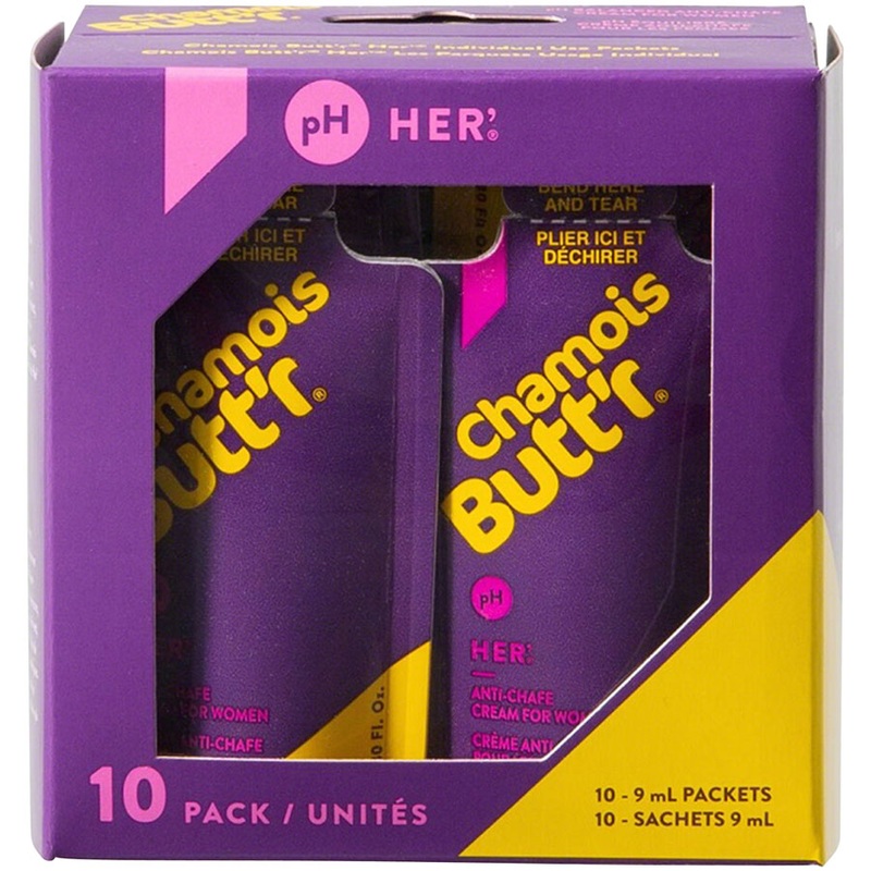 Chamois Buttr Her: 0.3oz Packet Box of 10