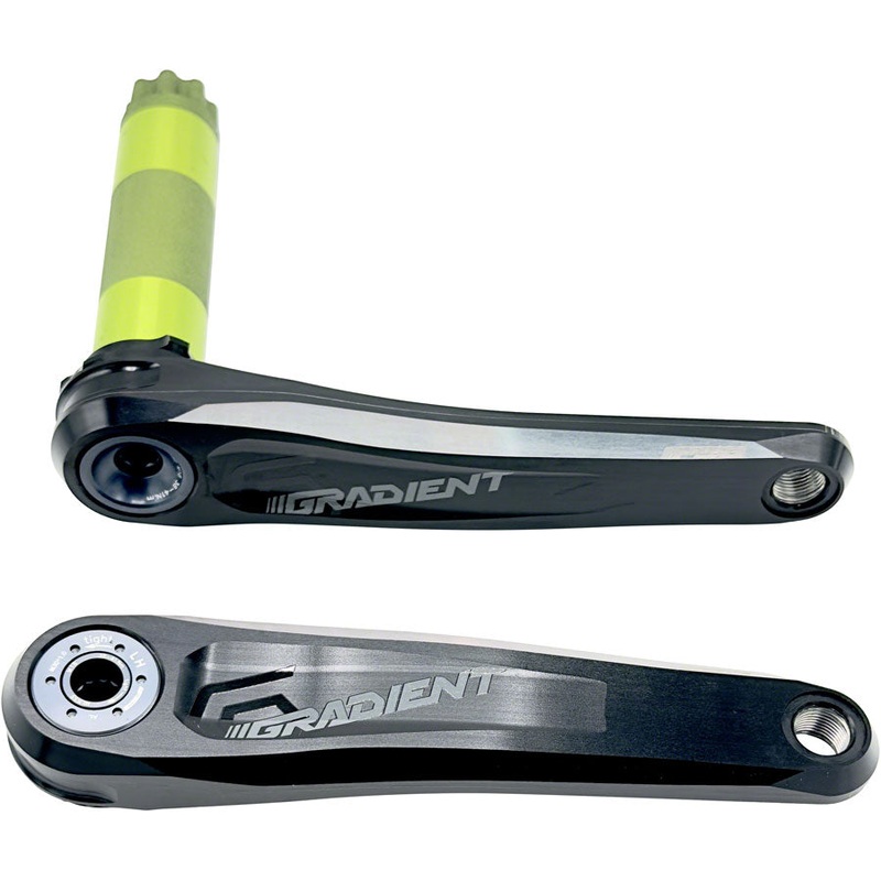 Full Speed Ahead Gradient Modular 1x Crankset – 175mm Fits Shimano SRAM 11/12-Speed Drivetrains 30mm BB392EVO Spindle BLK