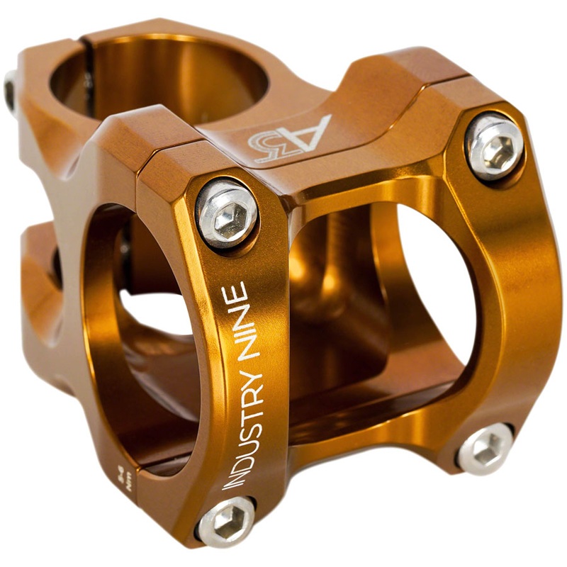 Industry Nine A318 Stem – 30mm 31.8mm Clamp +/-4.4 1 1/8″ Aluminum Bronze