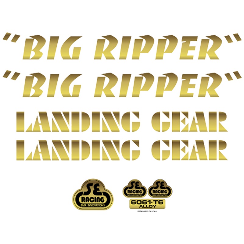 SE Bikes Big Ripper Decal Set