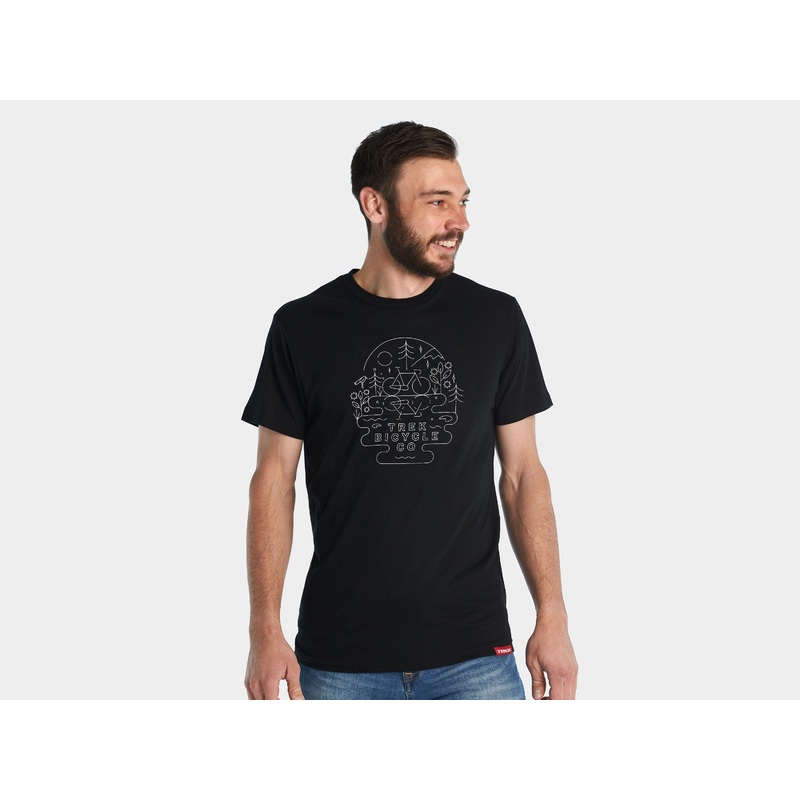 Shirt Trek Lake Tee X-Large Black
