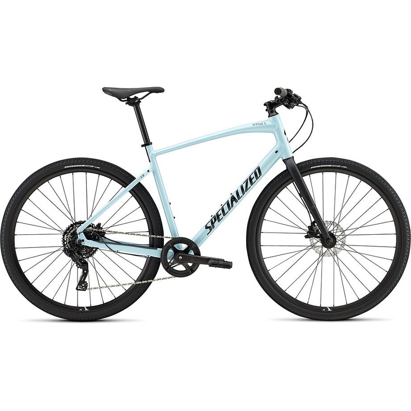 Specialized sirrus x 2.0 gloss arctic blue / black / satin black reflective l