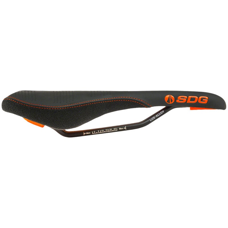 SDG Radar Saddle – Lux-Alloy, Black/Orange