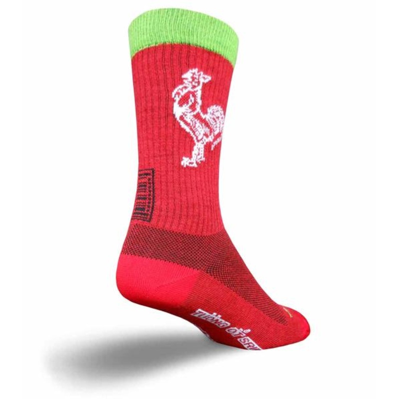 SockGuy Wool Socks (Sriracha)