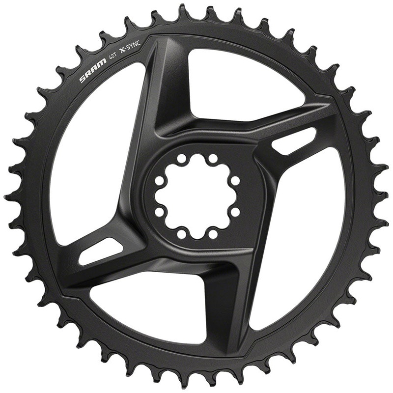 SRAM X-Sync Road Chainring 44t Direct Mount 12-Speed Aluminum Black For Rival